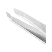 Tweezerman Tweezerman Slant Tweezer Platinum Silver 1230-PSR Tweezers Light Gray