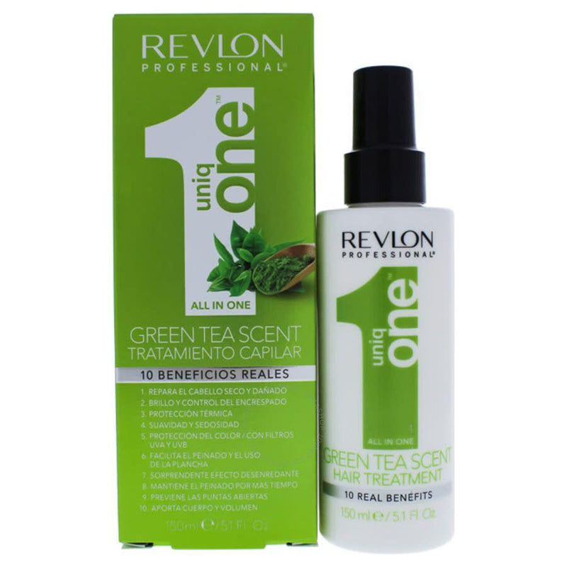 Revlon Revlon Uniq One Hair Treatment Green Tea Scent 150ml Hair Treatment Olive Drab
