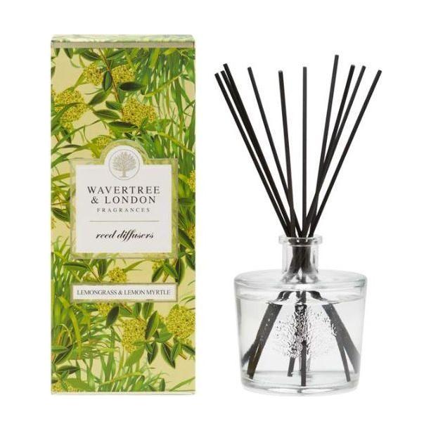 Wavertree & London Wavertree & London Lemongrass and Lemon Myrtle Reed Diffusers 250 ml Reed Diffusers Light Gray