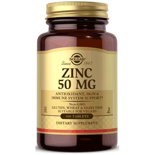 SOLGAR Solgar Kosher Zinc 50 100Tabs Dietary Supplements Dark Khaki